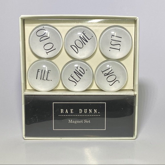 Rae Dunn Other - SALE• Rae Dunn Office/Home Magnet Set of 6 NWT